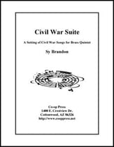 Civil War Suite Brass Quintet P.O.D. cover